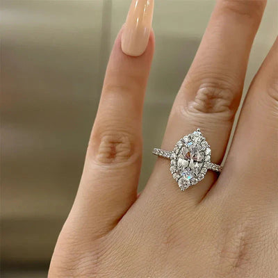 Florinda Marchesi Ring | White Gold 18k