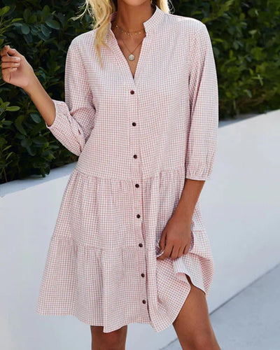 Avencea | Dress with Buttons Perfect for Good Weather