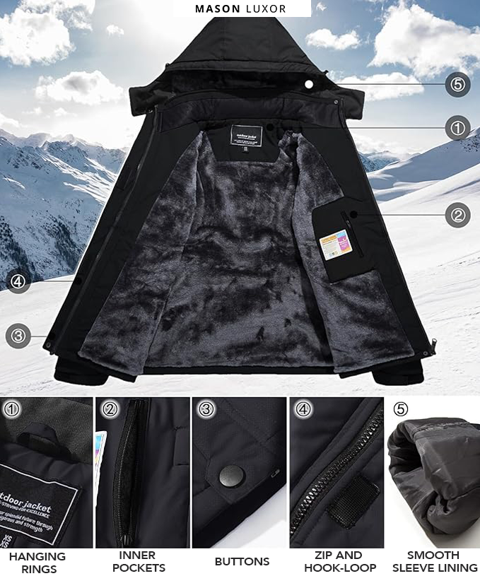 Warm Waterproof Winter Jacket