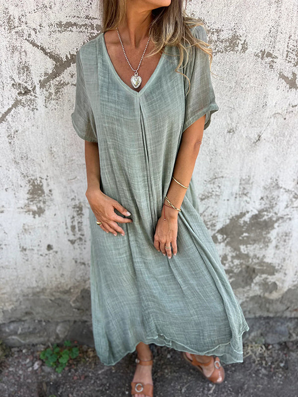 Avencea Linen Summer Dress