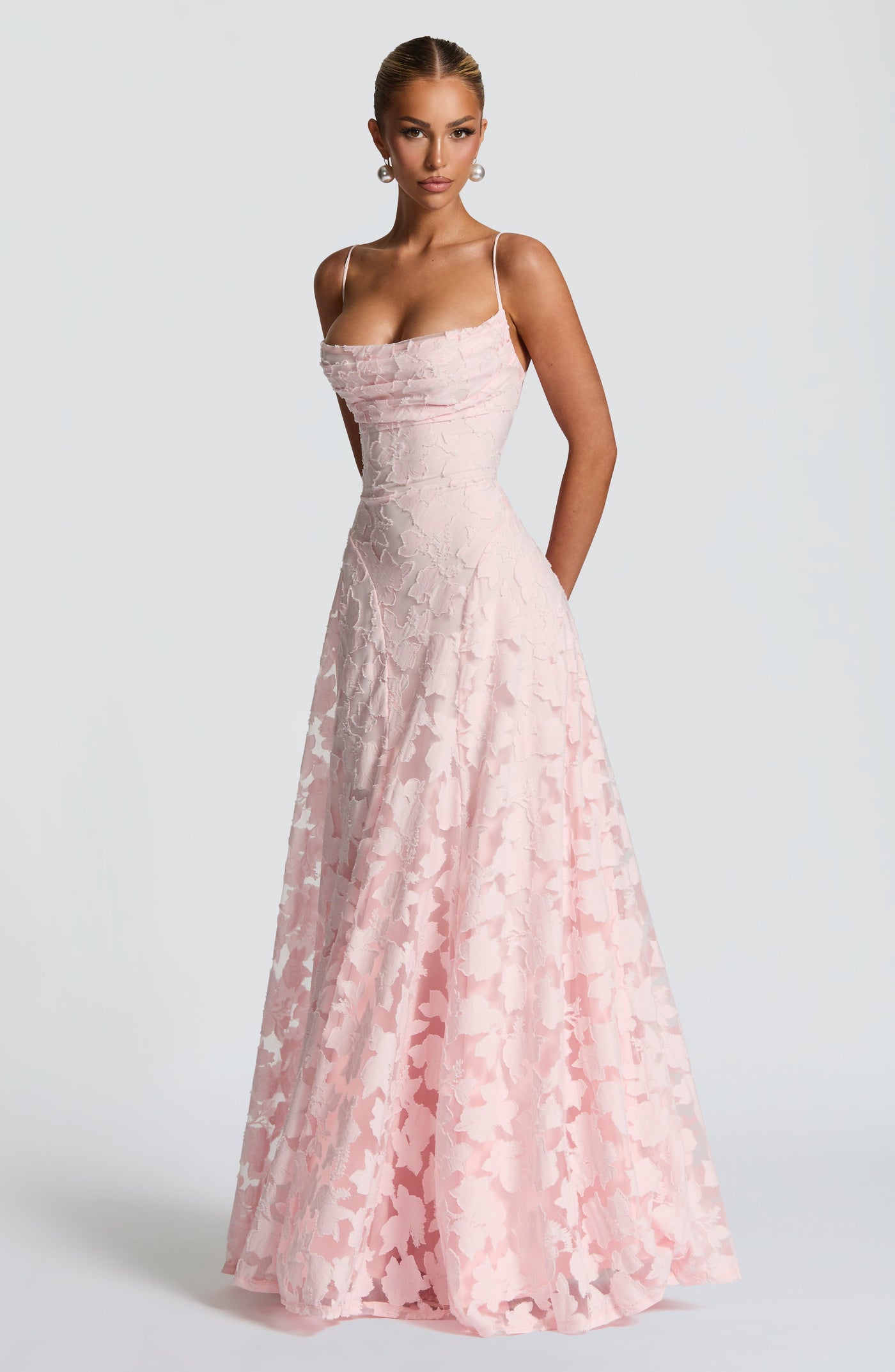 Phoebe | Long Dress with Lace Corset