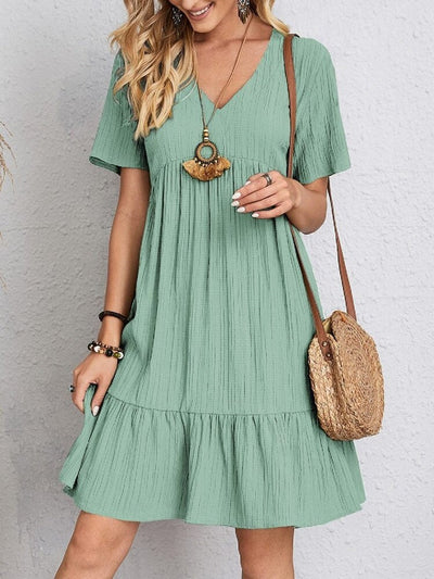 EMMA | RELAXED V-NECK DRESS