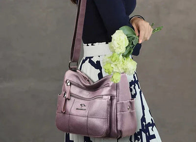 Evangeline - Designer Multi-Layer Crossbody Shoulder Bag