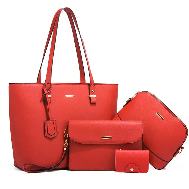 Ashby - Versatile 3-Piece Leather Handbag and Shoulder Bag Set