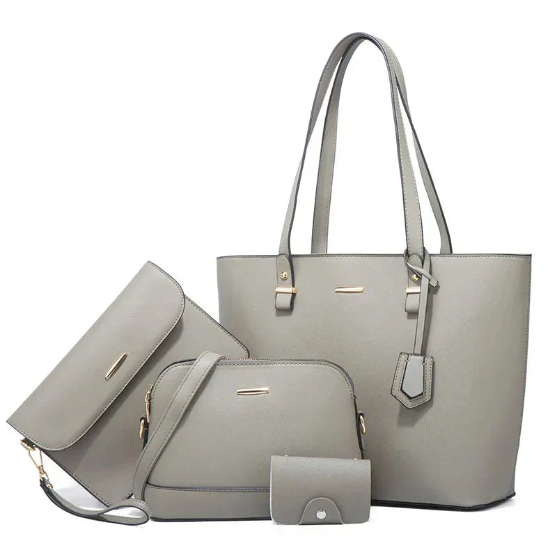 Ashby - Versatile 3-Piece Leather Handbag and Shoulder Bag Set
