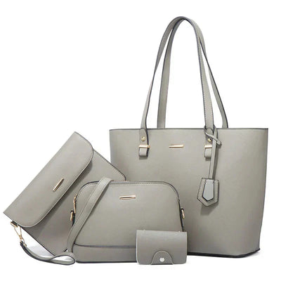 Ashby - Versatile 3-Piece Leather Handbag and Shoulder Bag Set
