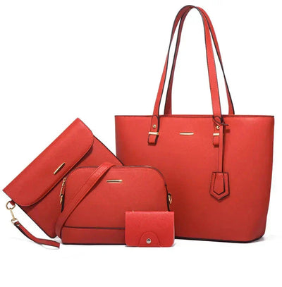 Ashby - Versatile 3-Piece Leather Handbag and Shoulder Bag Set