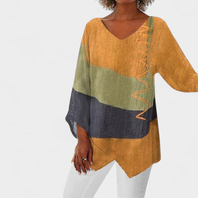 NORTHLINE STUDIO | RELAXED COLORBLOCK BLOUSE