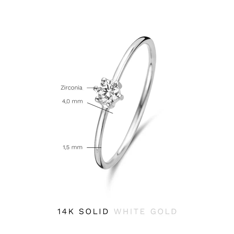 Abella Maris Ring | White Gold 14k