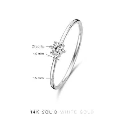 Abella Maris Ring | White Gold 14k