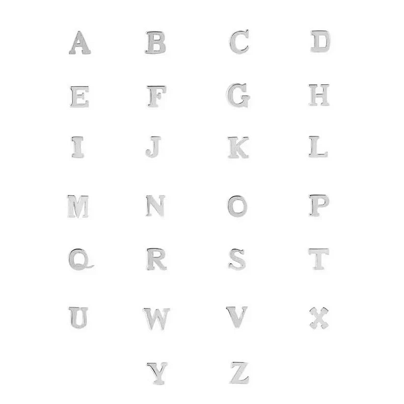 Vita Signa Initial Bracelet | White Gold 14k