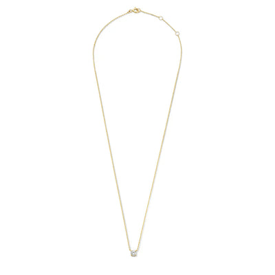 Cléa Moissanite Stone Necklace | Gold 14k