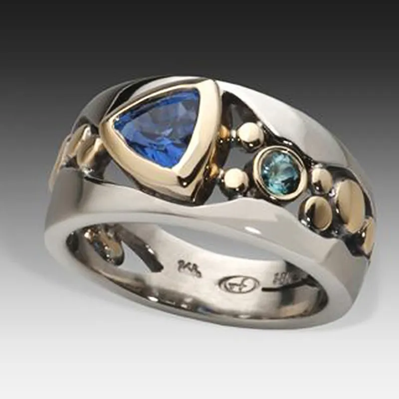Amoré I Blue Crystal Ring