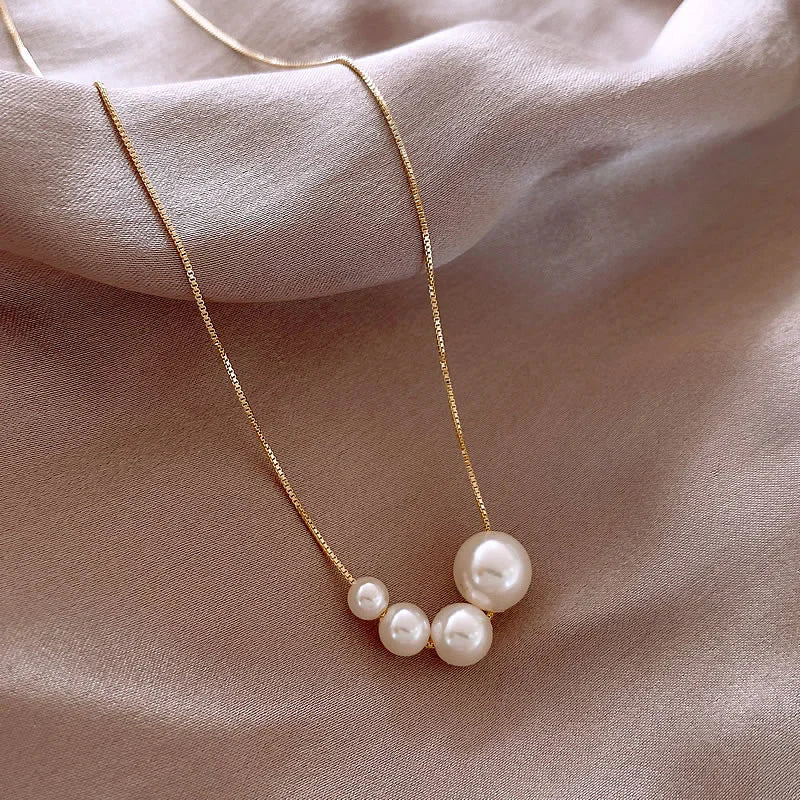 Exquisite Pearl Necklace | Gold 14k