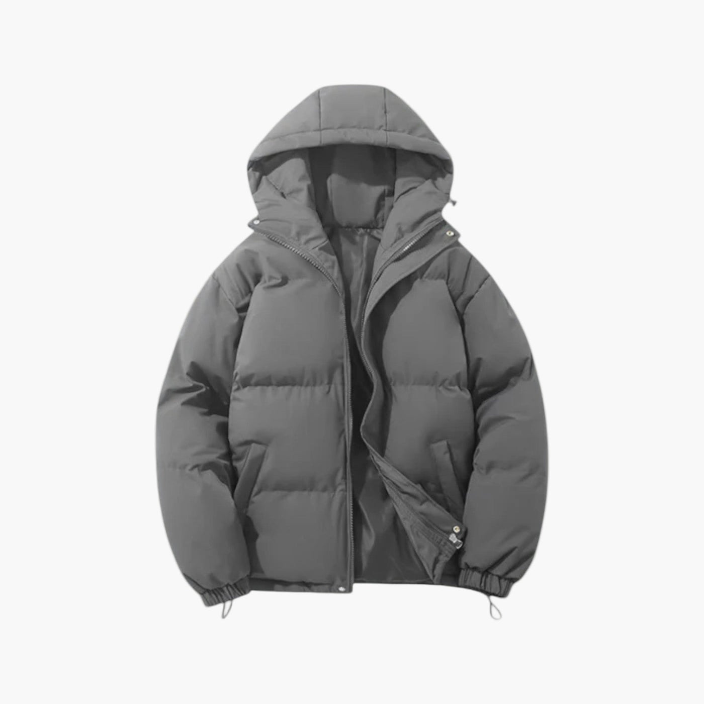 Cory | Men’s Quilted Winter Zip-Up Hooded Jacket