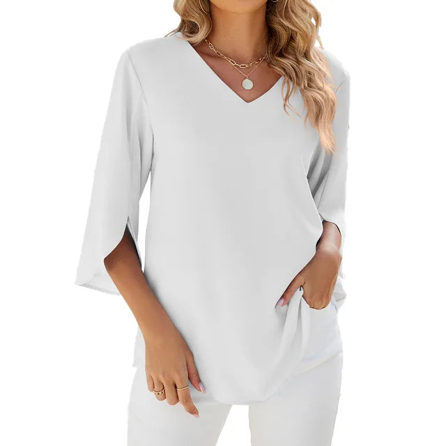 Sara™ | V-neck Blouse
