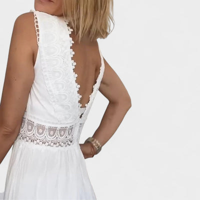 SOPHIA | BOHO LACE MIDI DRESS