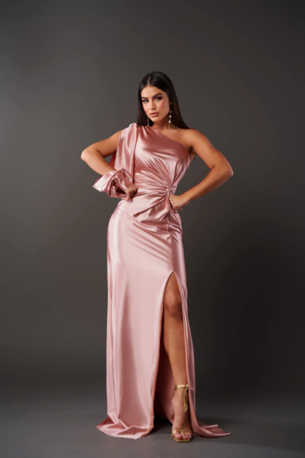 PAIGE | ONE-SHOULDER EVENING GOWN