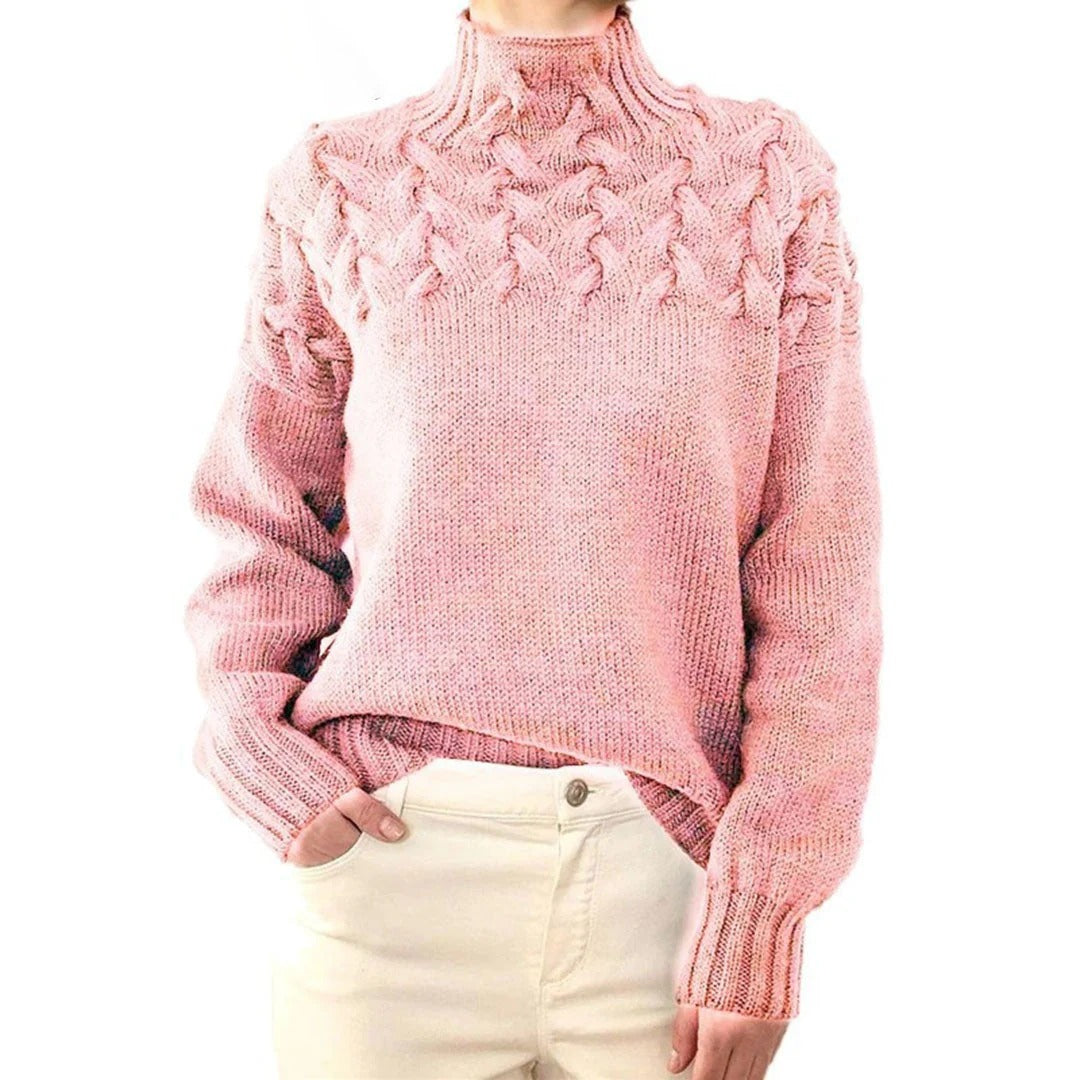 Aurora Alpina – Cable Turtleneck Sweater