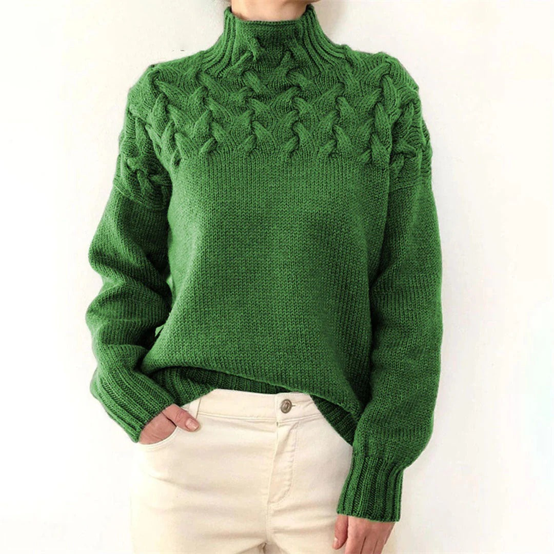 Aurora Alpina – Cable Turtleneck Sweater