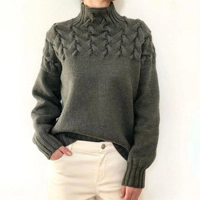 Aurora Alpina – Cable Turtleneck Sweater