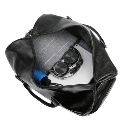 CASUAL LEATHER TRAVEL BAG 65239526X