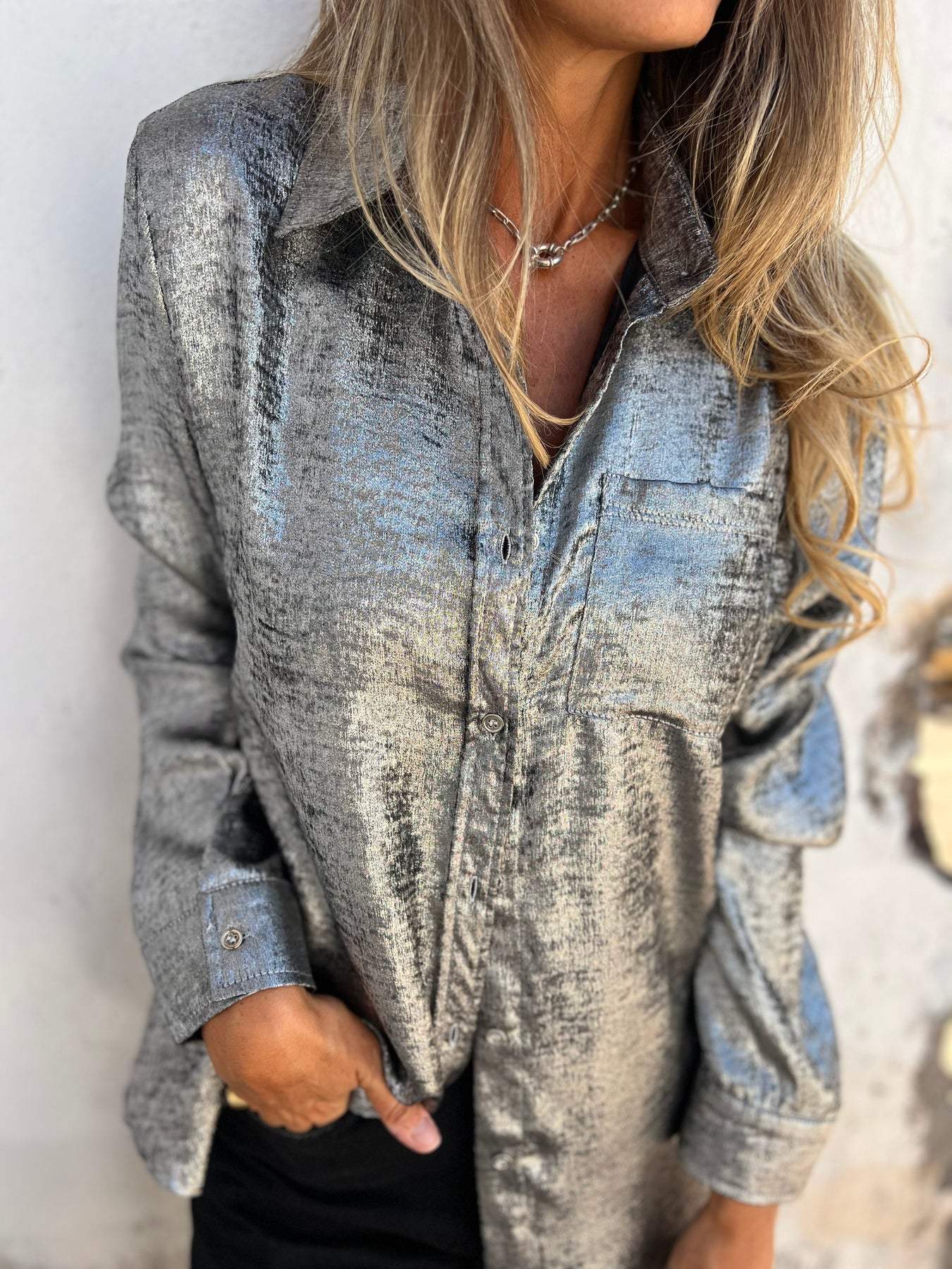 Zella™ | Chic Shimmer Shirt