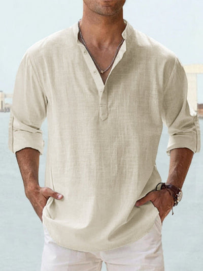 DANTE | RELAXED HENLEY SHIRT