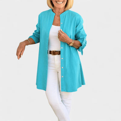 NORTHLINE STUDIO | LONG BUTTON BLOUSE