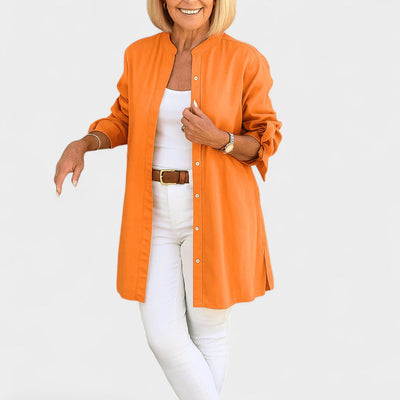 NORTHLINE STUDIO | LONG BUTTON BLOUSE