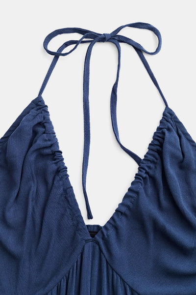 Riviera Glow" Halter Maxi Jumpsuit