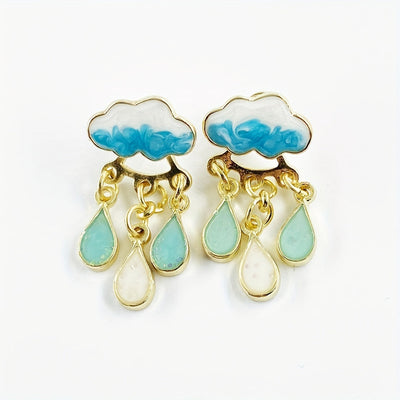 Raindrop Charm Earring