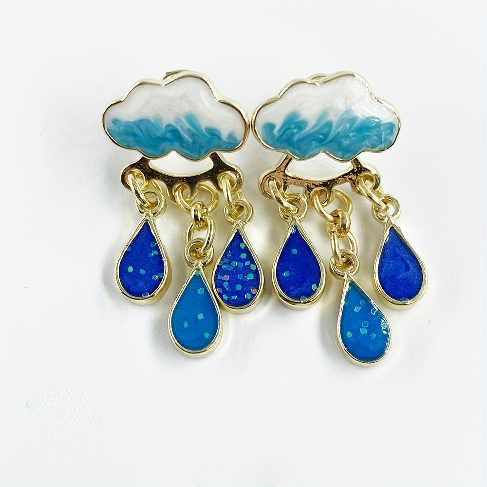 Raindrop Charm Earring