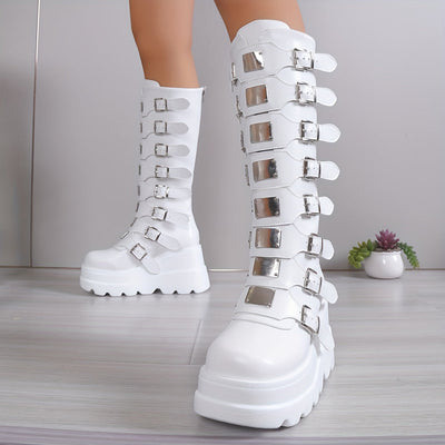 Valkyrie Buckle Platform Boot