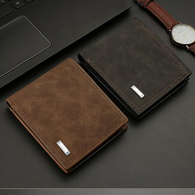 Executive Slim Suede Wallet