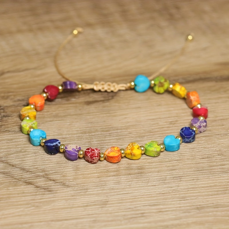 Heartline Stone Bracelet