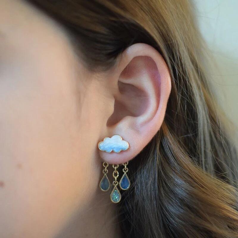 Raindrop Charm Earring