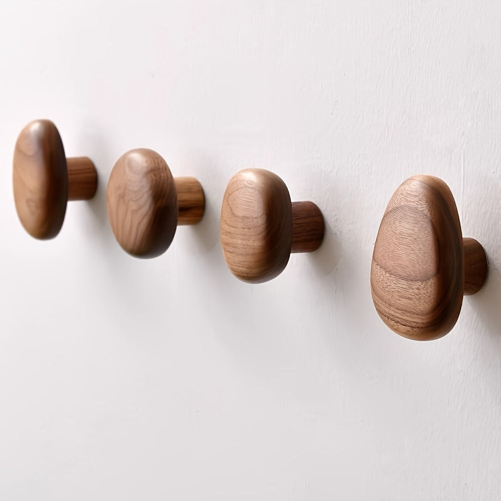 Pebble Wooden Hook Set