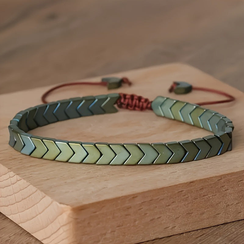 Arrowline Hematite Bracelet