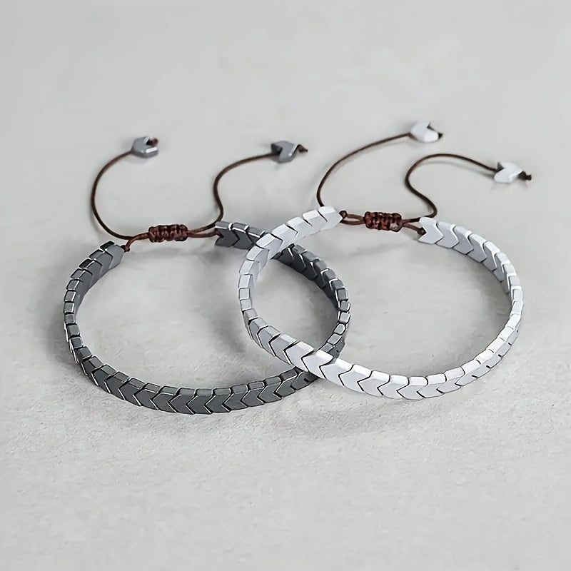 Arrowline Hematite Bracelet
