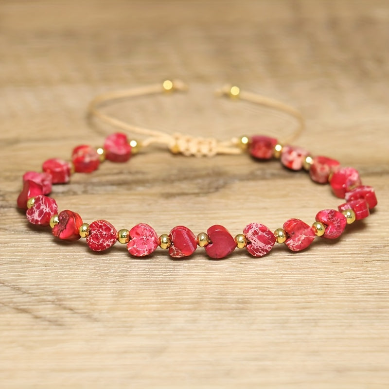 Heartline Stone Bracelet