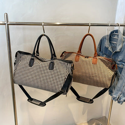 Avenue Houndstooth Weekender Bag