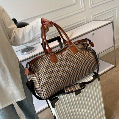 Avenue Houndstooth Weekender Bag