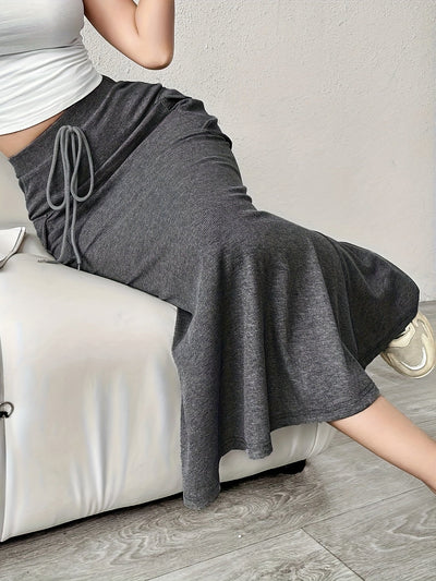 Selina Ribbed Cargo Skirt