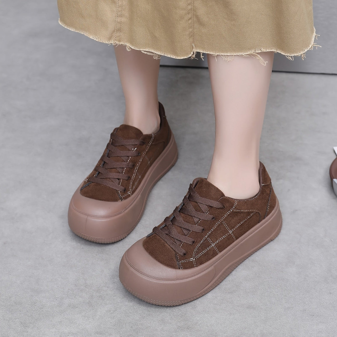 Ivanna Suede Platform Sneaker