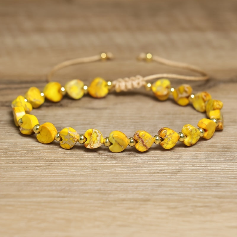 Heartline Stone Bracelet