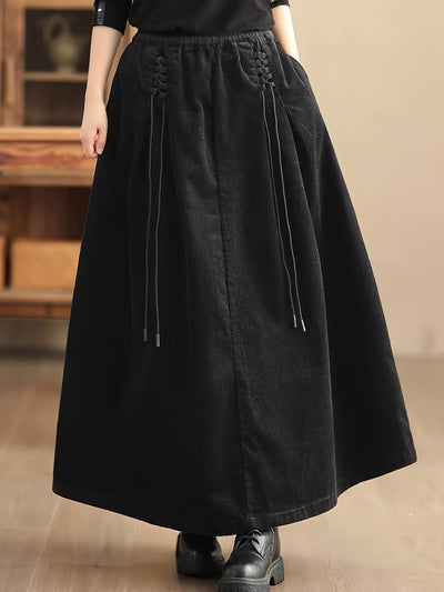 Cassia Corduroy Maxi Skirt