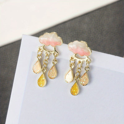 Raindrop Charm Earring