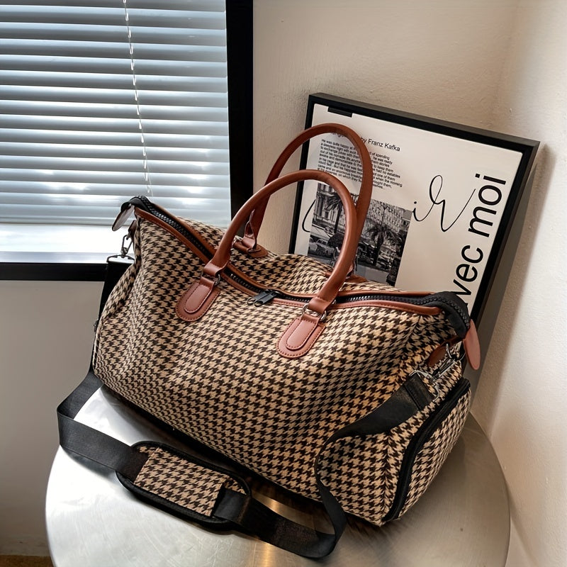 Avenue Houndstooth Weekender Bag