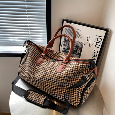 Avenue Houndstooth Weekender Bag